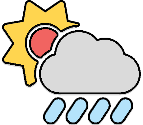 雨云描边LOGO